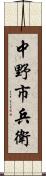 中野市兵衛 Scroll