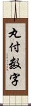 丸付数字 Scroll