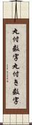 丸付数字 Scroll