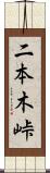 二本木峠 Scroll