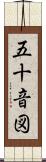 五十音図 Scroll