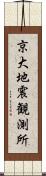 京大地震観測所 Scroll