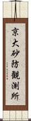 京大砂防観測所 Scroll