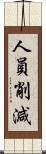 人員削減 Scroll