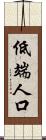 低端人口 Scroll