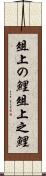 俎上の鯉 Scroll