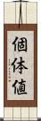 個体値 Scroll