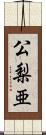 公梨亜 Scroll