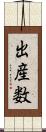 出産数 Scroll