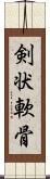剣状軟骨 Scroll