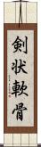 剣状軟骨 Scroll