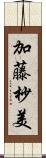 加藤杪美 Scroll