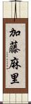 加藤麻里 Scroll
