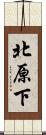 北原下 Scroll