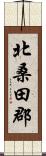 北桑田郡 Scroll