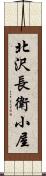 北沢長衛小屋 Scroll