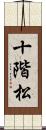 十階松 Scroll