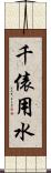 千俵用水 Scroll
