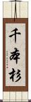 千本杉 Scroll