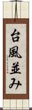 台風並み Scroll