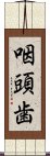 咽頭歯 Scroll