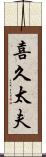 喜久太夫 Scroll