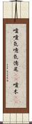 噯;噯気;噫気;億尾(iK);噯木(iK) Scroll