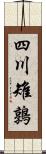 四川雉鶉 Scroll