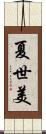 夏世美 Scroll
