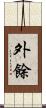 外餘 Scroll