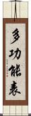 多功能表 Scroll