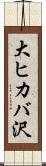 大ヒカバ沢 Scroll