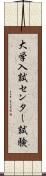 大学入試センター試験 Scroll