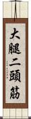 大腿二頭筋 Scroll