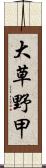 大草野甲 Scroll