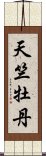 天竺牡丹 Scroll