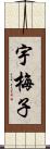 宇梅子 Scroll