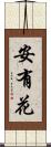 安有花 Scroll