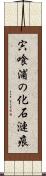 宍喰浦の化石漣痕 Scroll