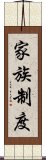 家族制度 Scroll