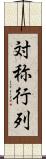 対称行列 Scroll