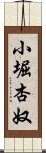 小堀杏奴 Scroll