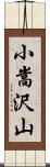 小嵩沢山 Scroll
