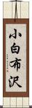 小白布沢 Scroll