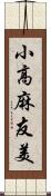小高麻友美 Scroll