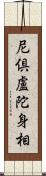 尼倶盧陀身相 Scroll