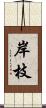 岸枝 Scroll