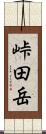 峠田岳 Scroll