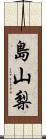 島山梨 Scroll