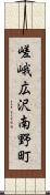 嵯峨広沢南野町 Scroll